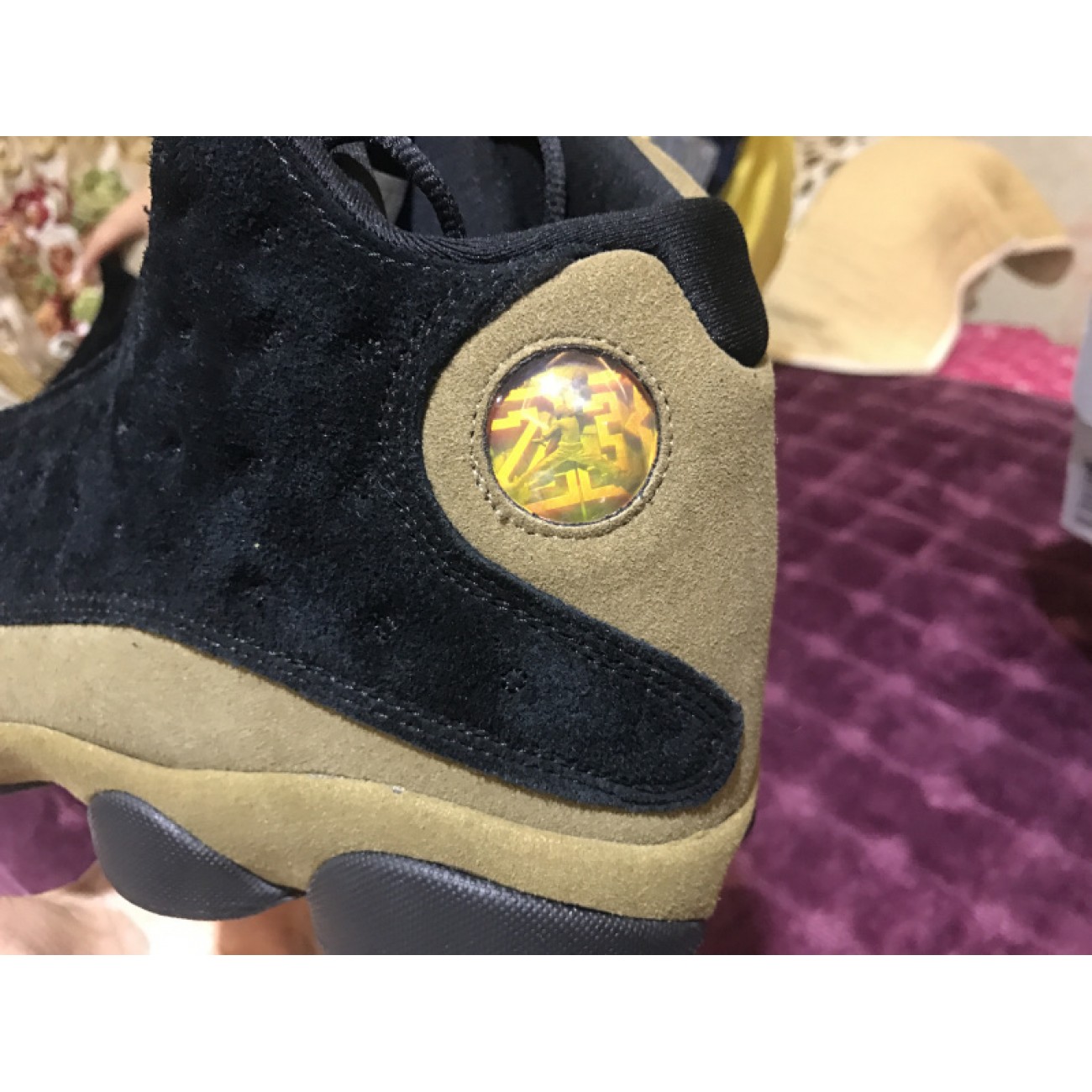 Air Jordan 13 "Olive" Jumpman Logo 414571-006 