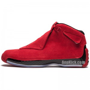 Air Jordan 18 Toro "Gym Red" Suede AA2494-601 Release Date 2018