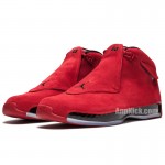 Air Jordan 18 Toro "Gym Red" Suede AA2494-601 Release Date 2018