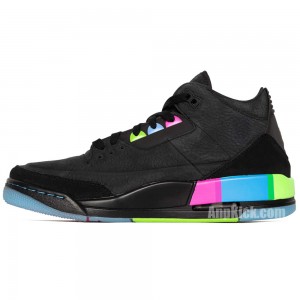 Air Jordan 3 Quai 54 GS Mens For Sale On Feet Release AT9195-001