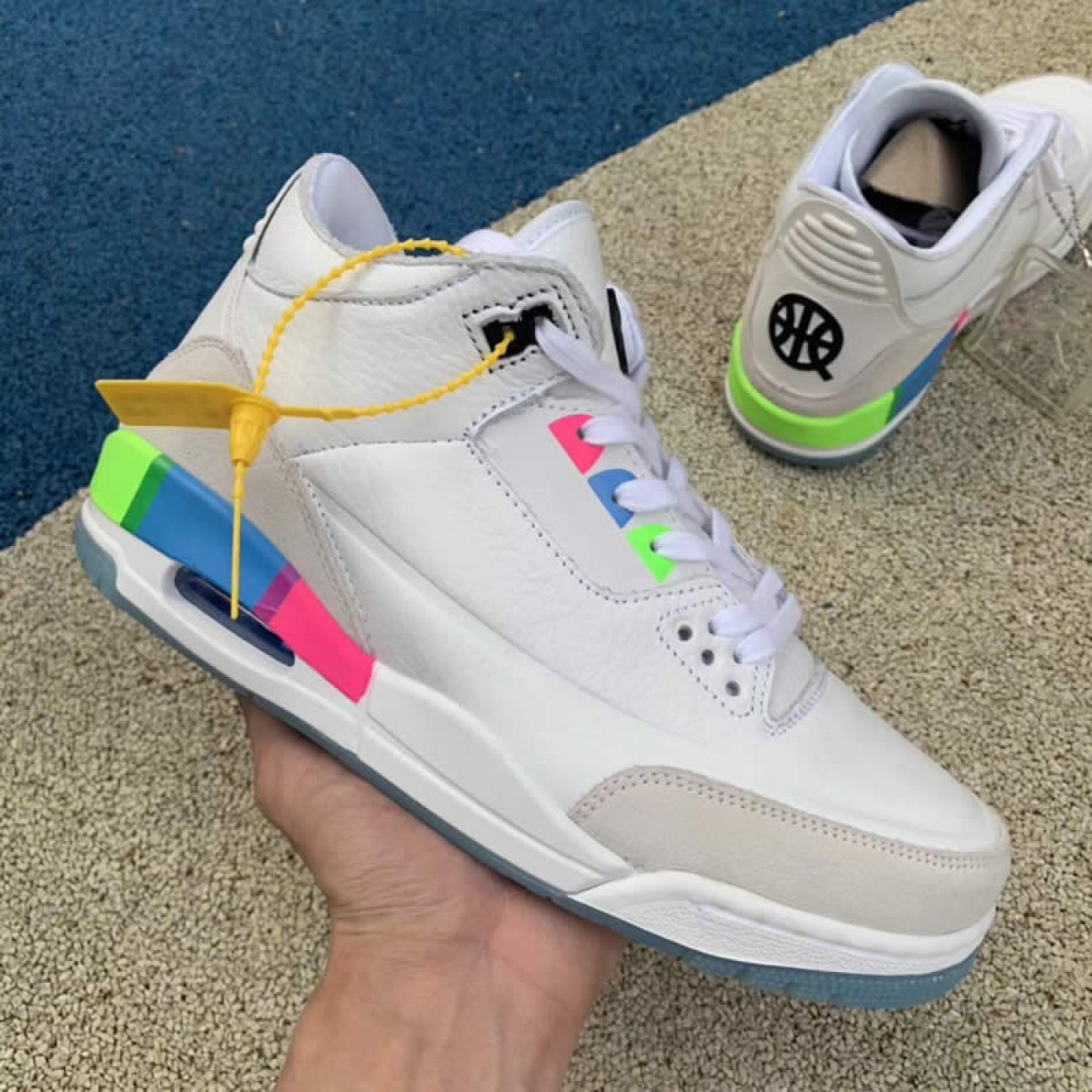 Air Jordan 3 "Quai 54" White Q54 For Sale On Feet Review Release AT9195-111