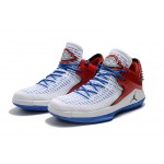 Air Jordan 32 XXXII Low White/Blue/Red