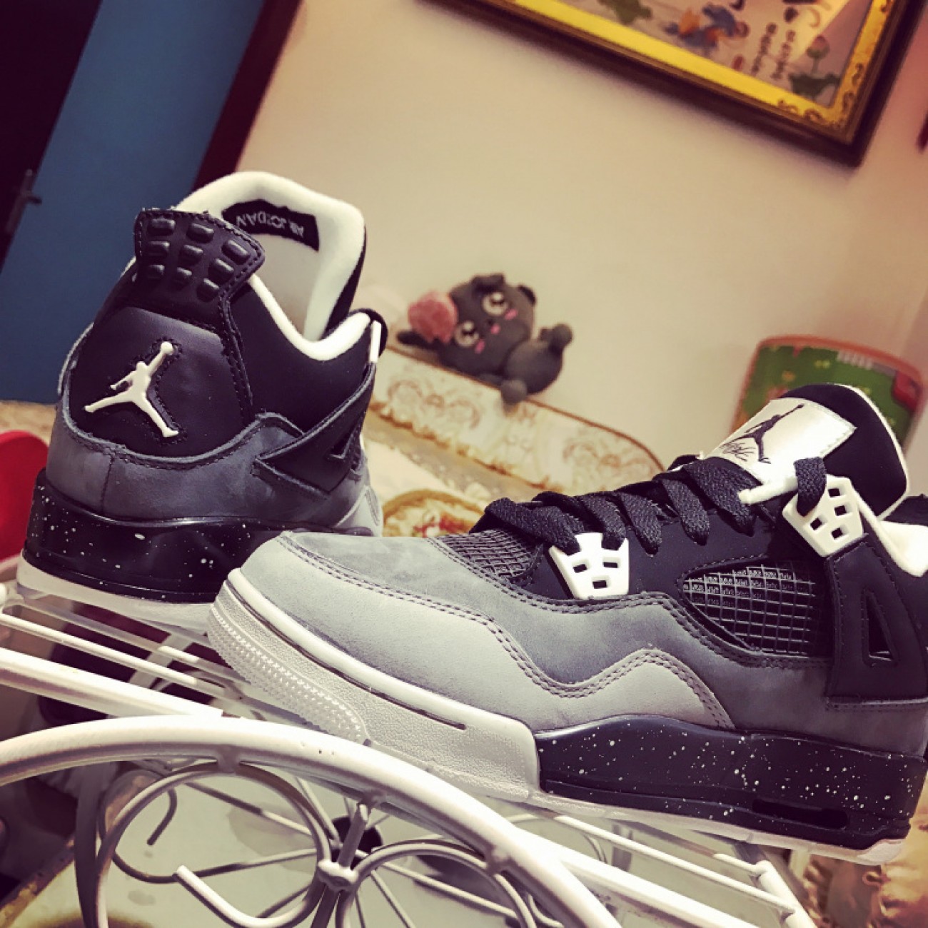 Air Jordan 4 "Fear" Oreo 626970-030