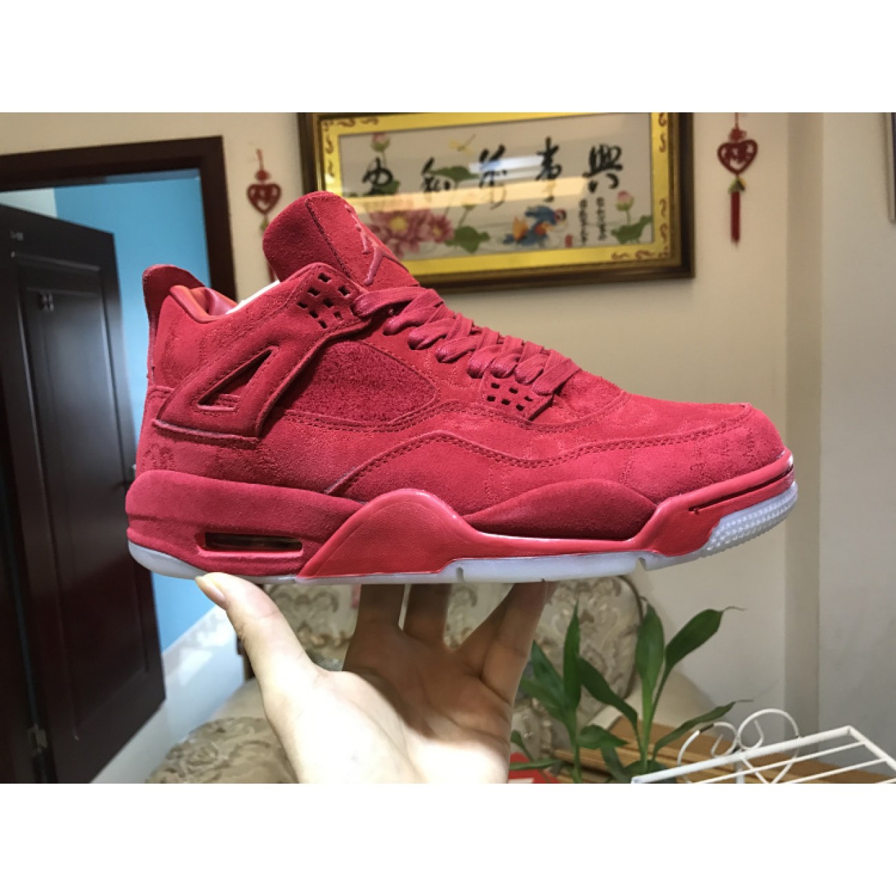 Air Jordan 4 x KAWS Red 930155-609