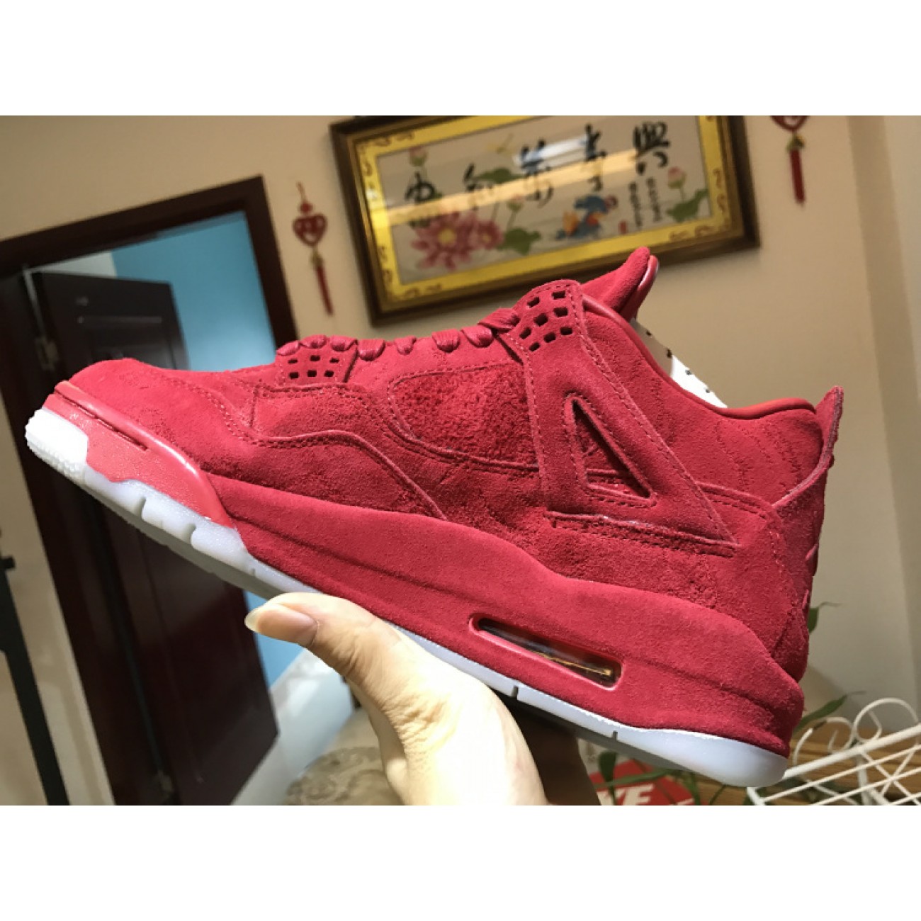 Air Jordan 4 x KAWS Red 930155-609