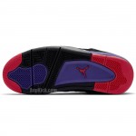 Air Jordan Retro 4 "Raptors" Black Purple Shoes For Sale AQ3816-065