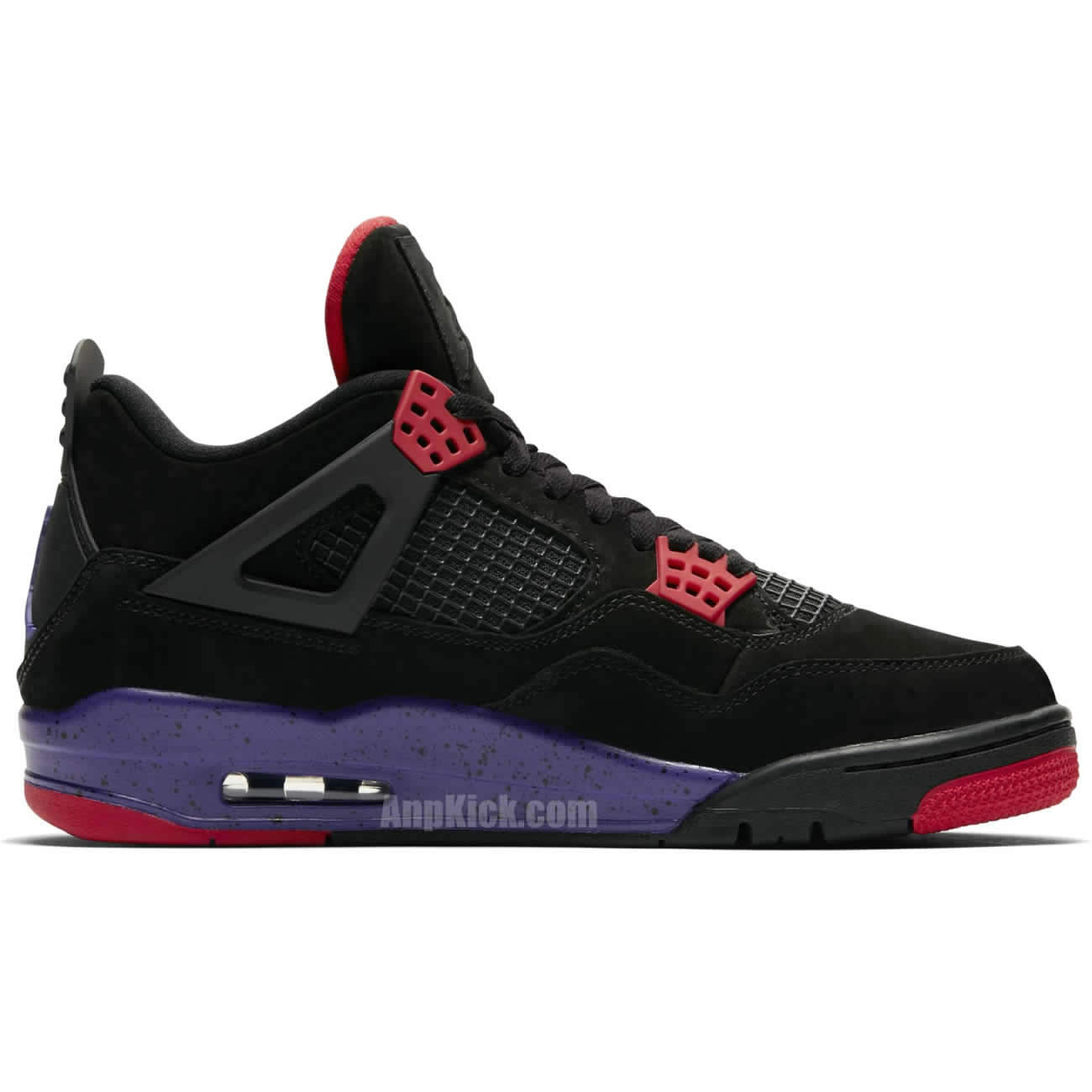 Air Jordan Retro 4 "Raptors" Black Purple Shoes For Sale AQ3816-065