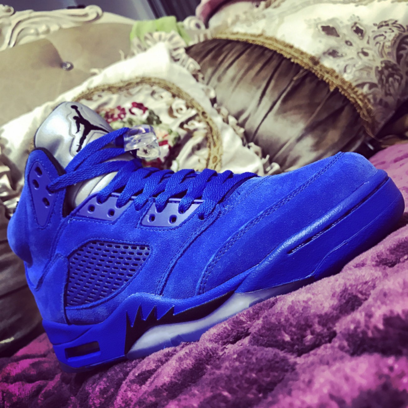 Air Jordan 5 Retro "Blue Suede" 136027-401