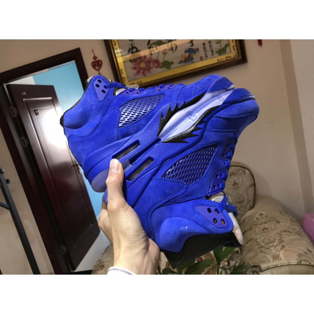 Air Jordan 5 Retro "Blue Suede" 136027-401