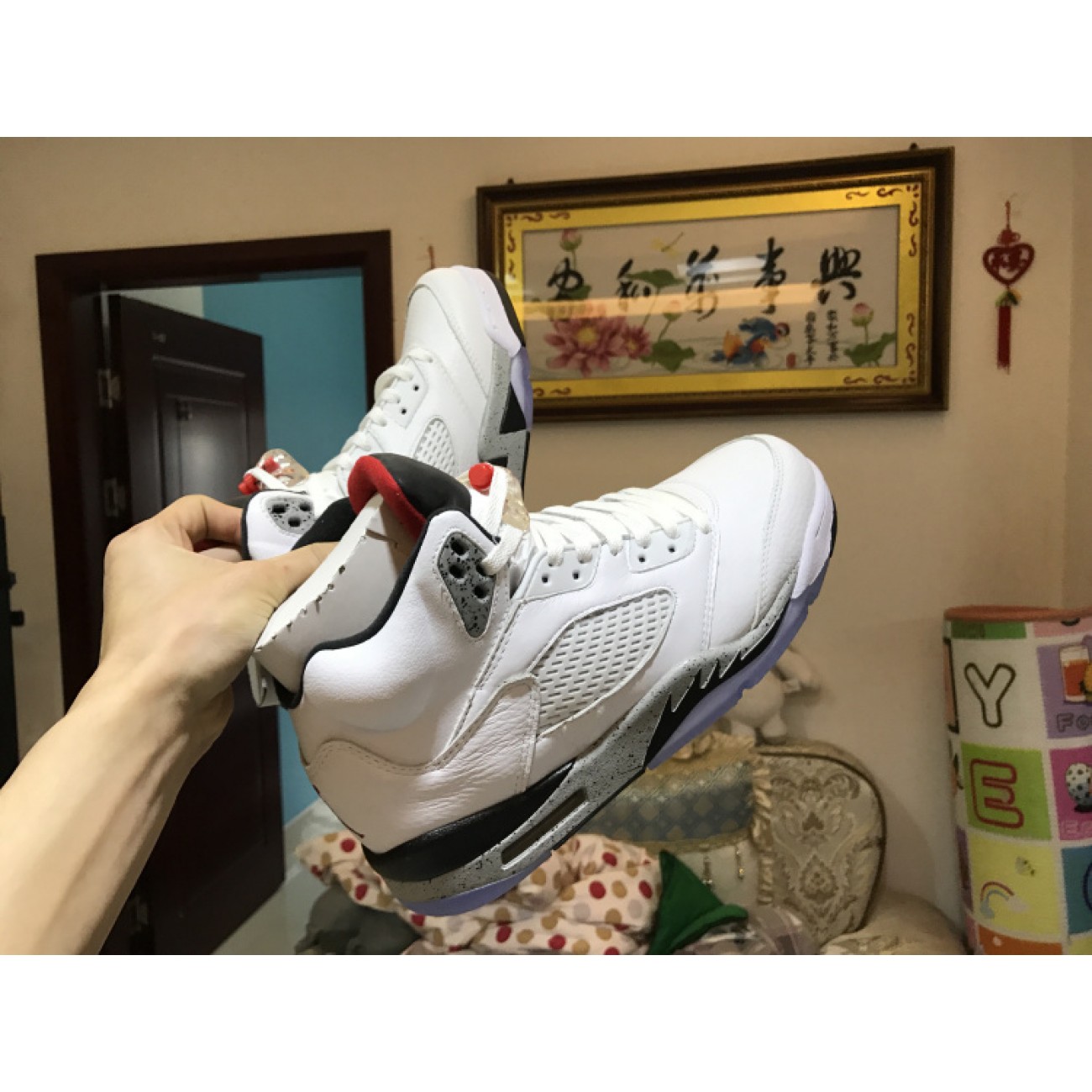 Air Jordan 5 "White Cement" 136027-104