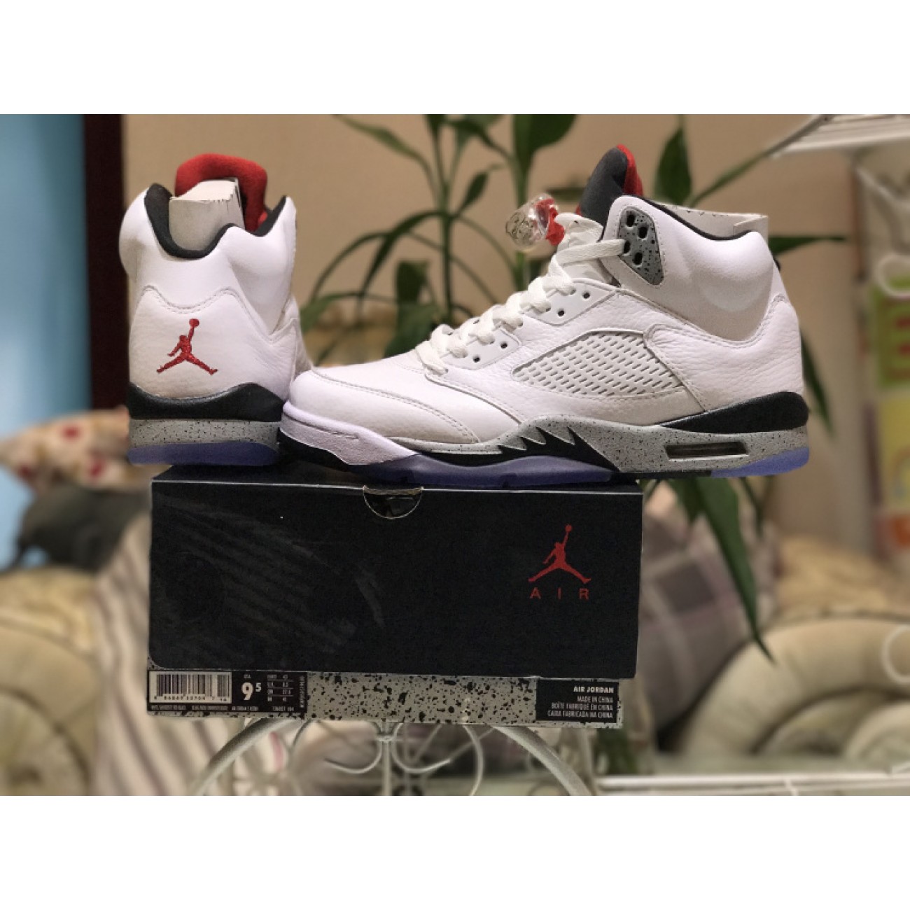 Air Jordan 5 "White Cement" 136027-104