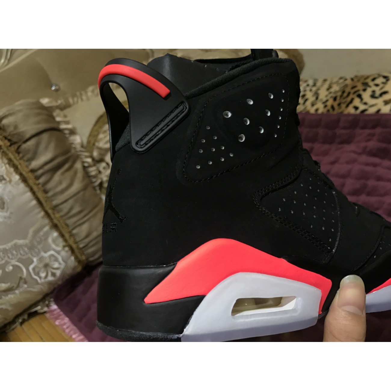 Air Jordan 6 Black Infrared 624041-006