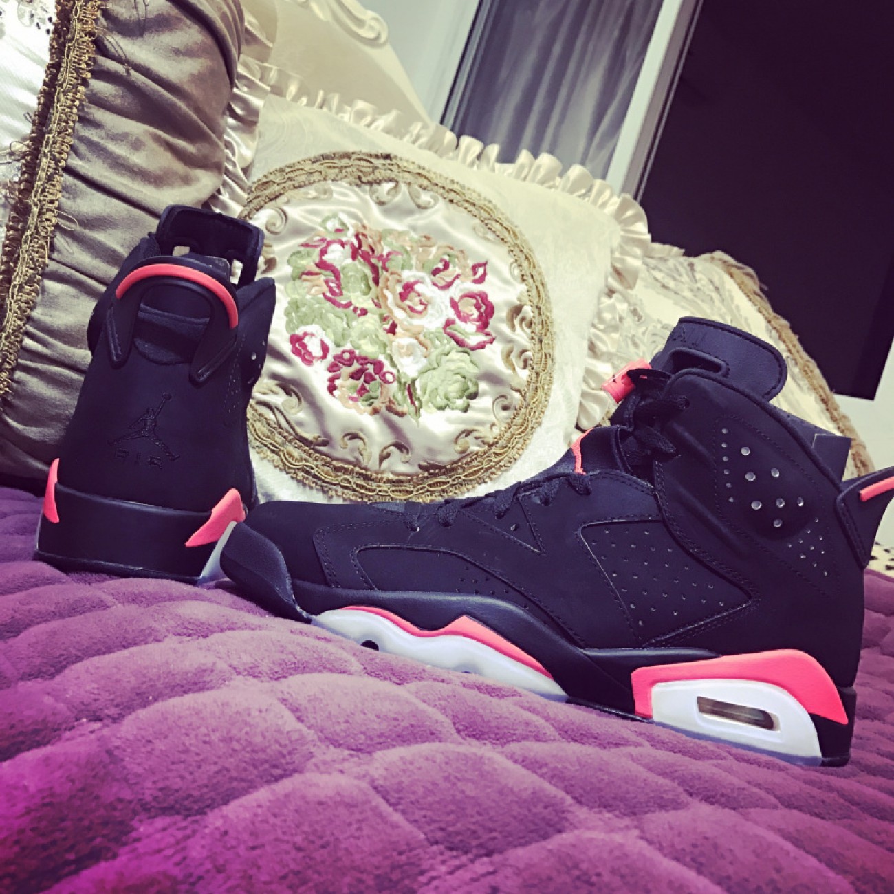 Air Jordan 6 Black Infrared 624041-006