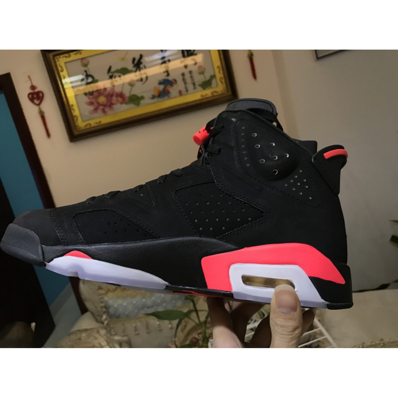 Air Jordan 6 Black Infrared 624041-006