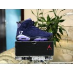 Air Jordan 6 Blue Suede 384664-112