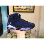 Air Jordan 6 Blue Suede 384664-112