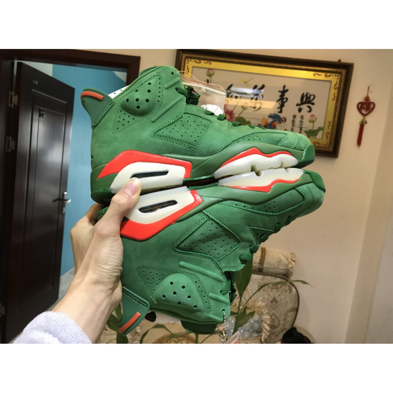 Air Jordan 6 Gatorade Green Suede AJ5986-335