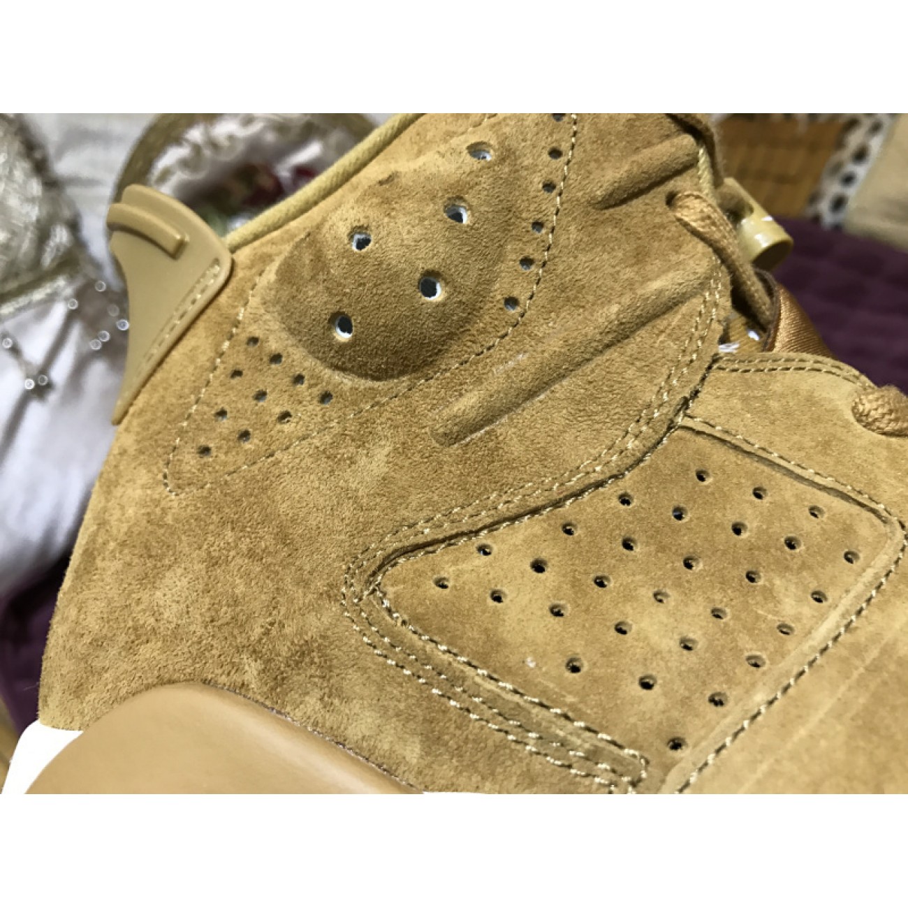 Air Jordan 6 Golden Harvest Wheat 384664-705