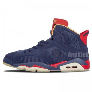 Air Jordan 6 Retro DB "Doernbecher" Navy Blue And Red 392789-401