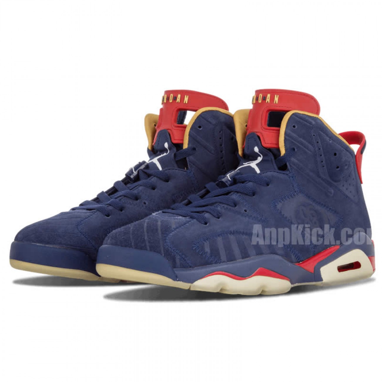 Air Jordan 6 Retro DB "Doernbecher" Navy Blue And Red 392789-401