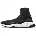 Balenciaga Shoes Like Socks High Top Speed Runners Black/White 494371W05G0