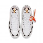 OFF-WHITE x Converse Chuck 70 "Stripe / White" High Tops Shoes 163862C