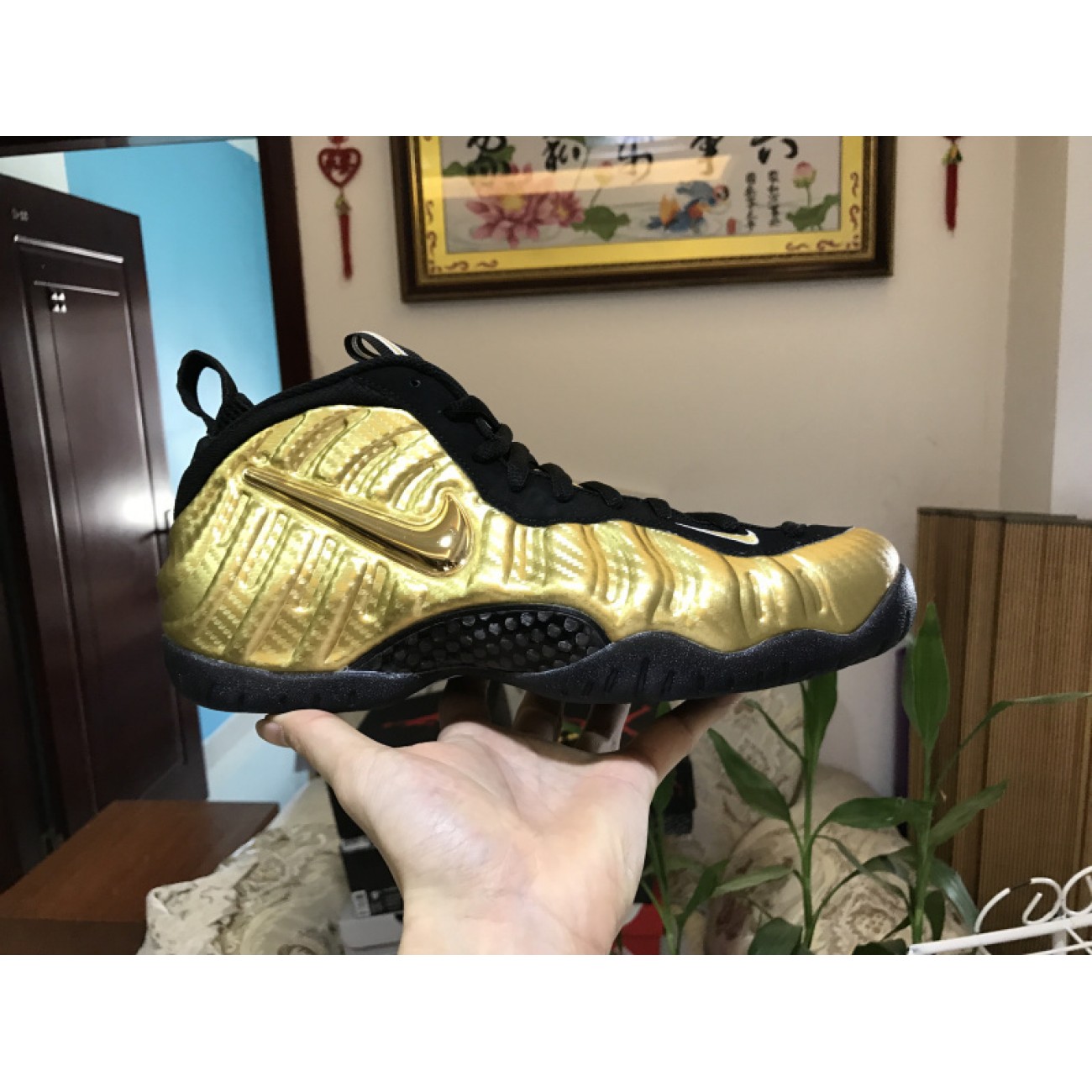 Nike Air Foamposite Pro "Metallic Gold" 624041-701