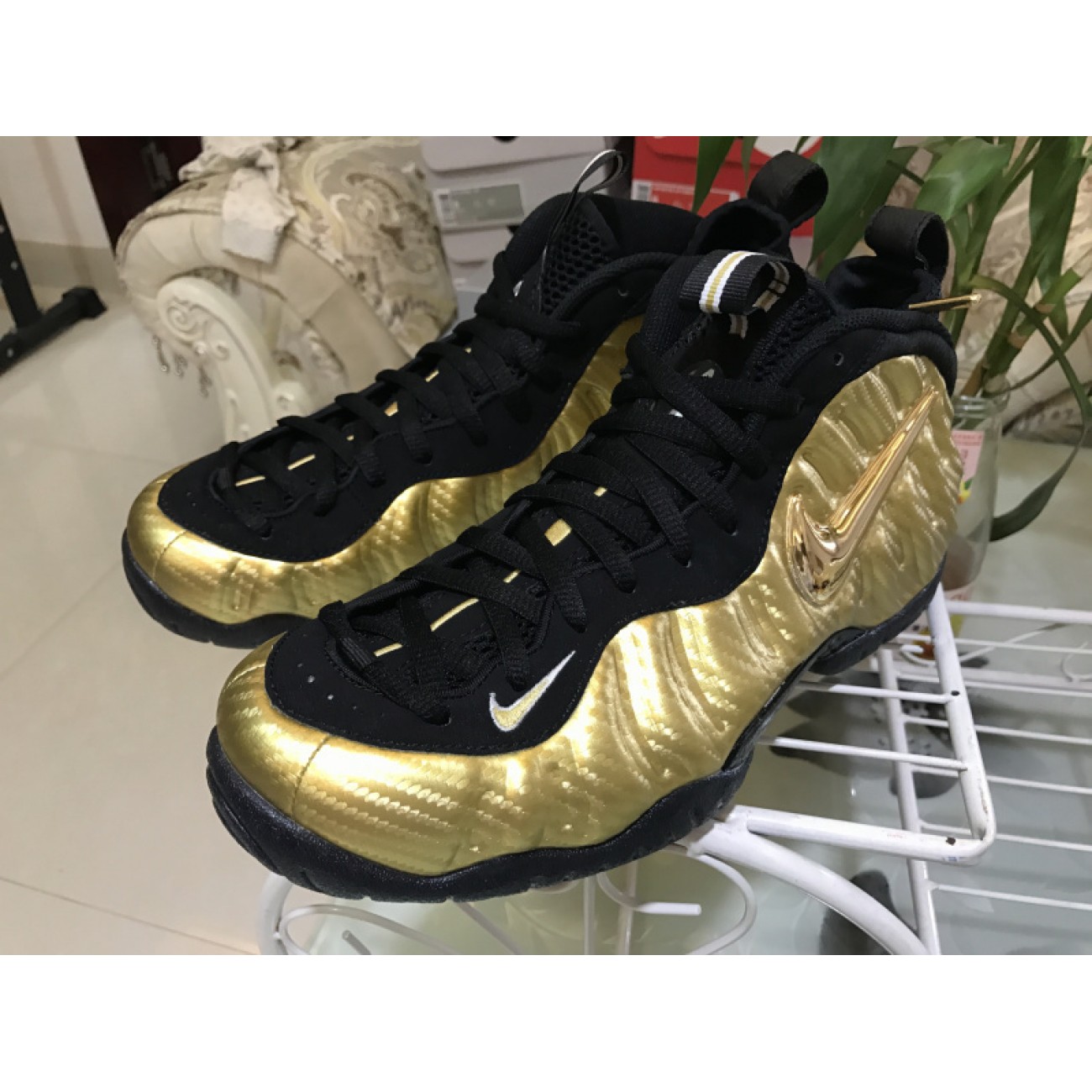 Nike Air Foamposite Pro "Metallic Gold" 624041-701