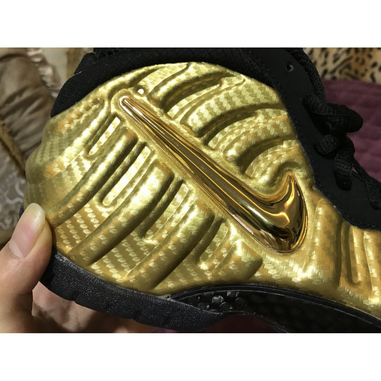 Nike Air Foamposite Pro "Metallic Gold" 624041-701