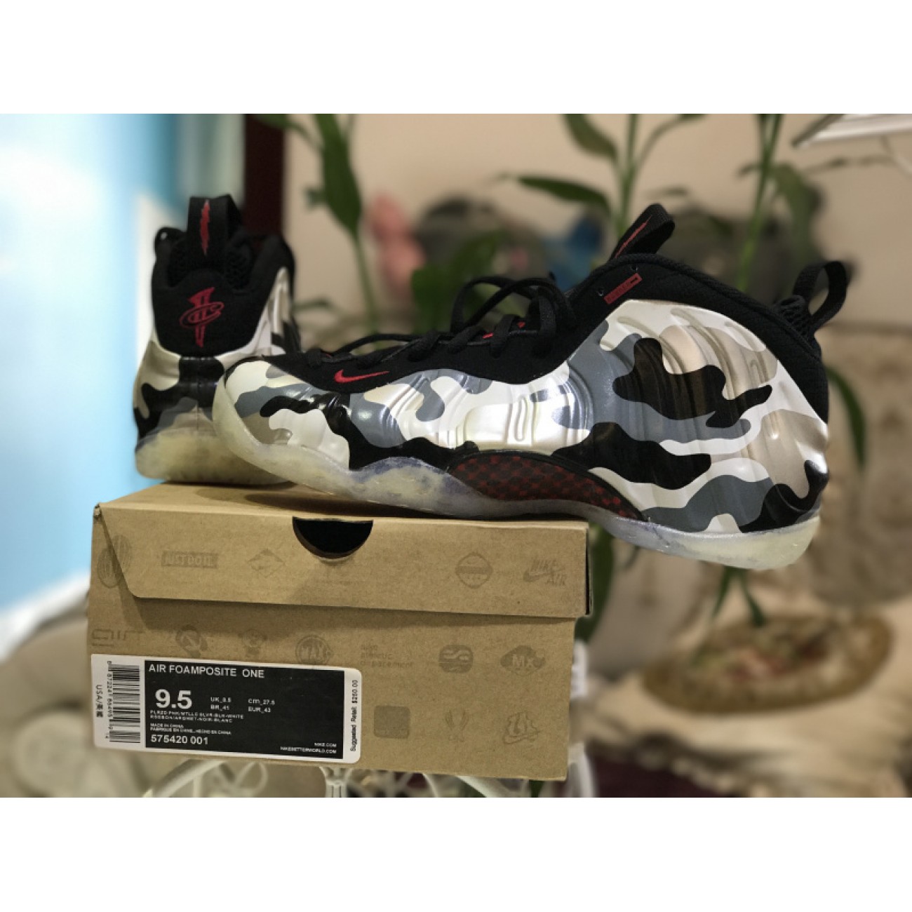 Nike Air Foamposite One PRM "Fighter Jet" 575420-001