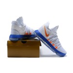 Kevin Durant KD10 White/Blue/Orange