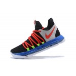 Kevin Durant KD10 Black/Orange/Grey/Blue