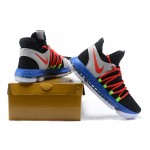 Kevin Durant KD10 Black/Orange/Grey/Blue