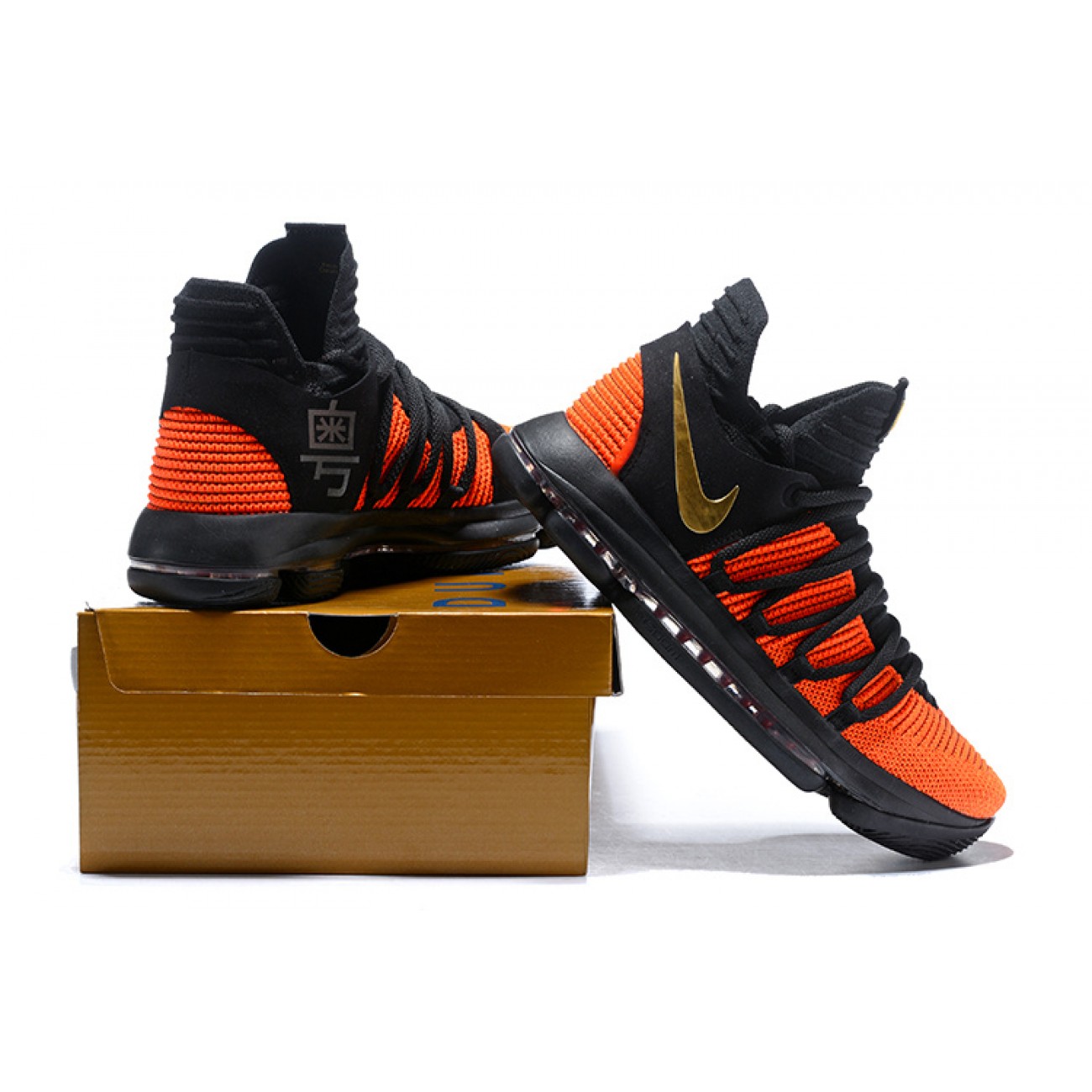 Kevin Durant KD10 "Chinese Game" Black/Orange/Gold