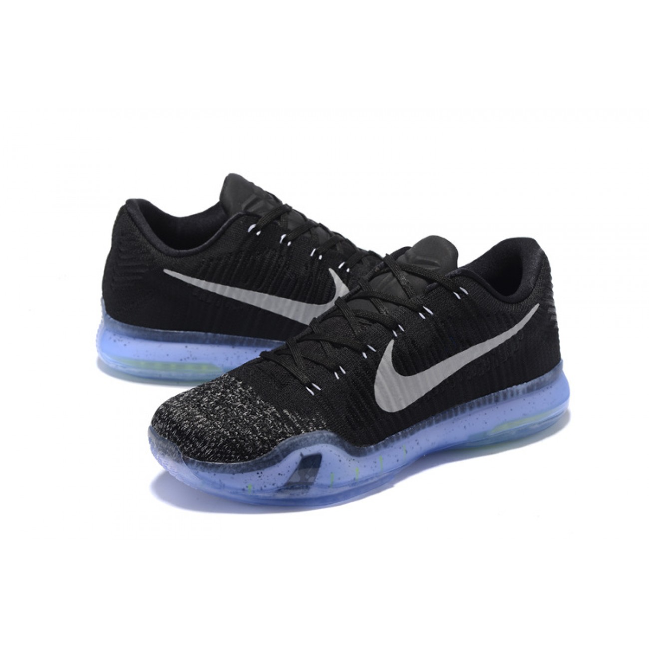 Kobe 10 Elite Low HTM Black/Reflective Green