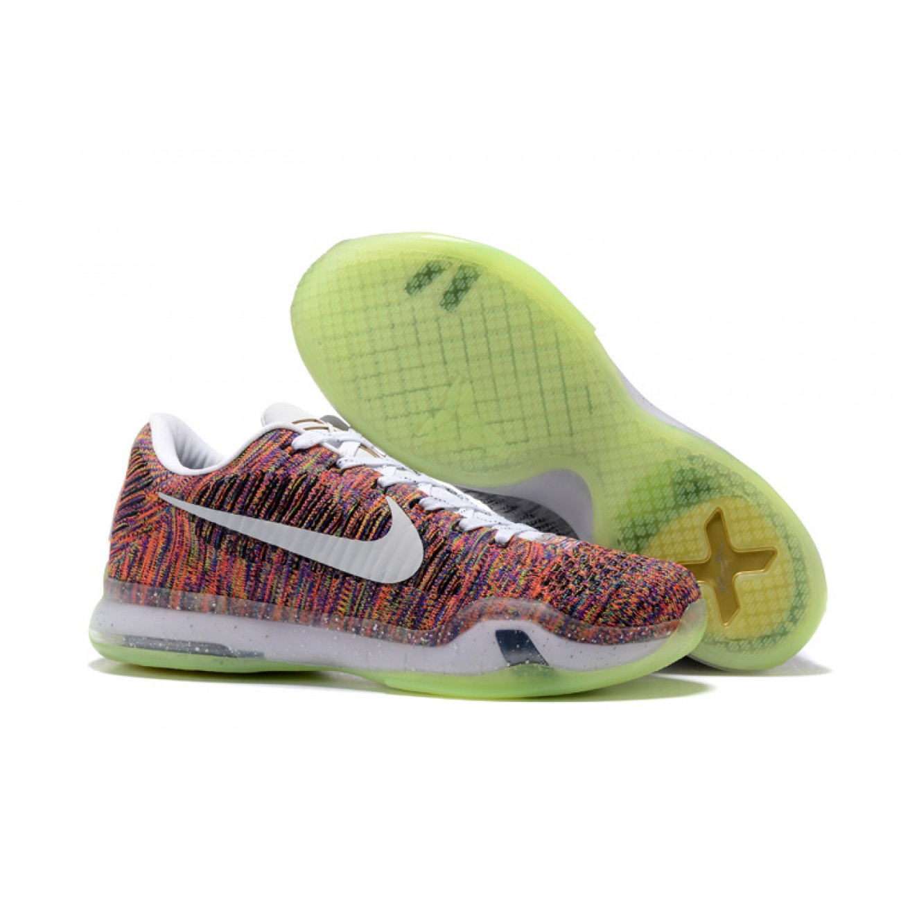 Kobe 10 Elite Low HTM "Rainbow" Multicolor/White