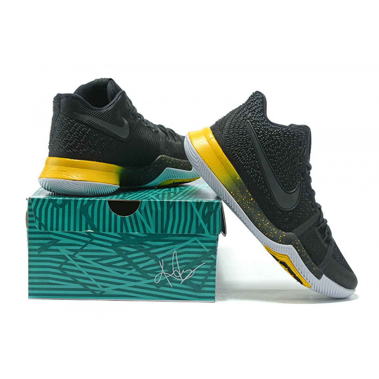 Kyrie 3 Black/Yellow