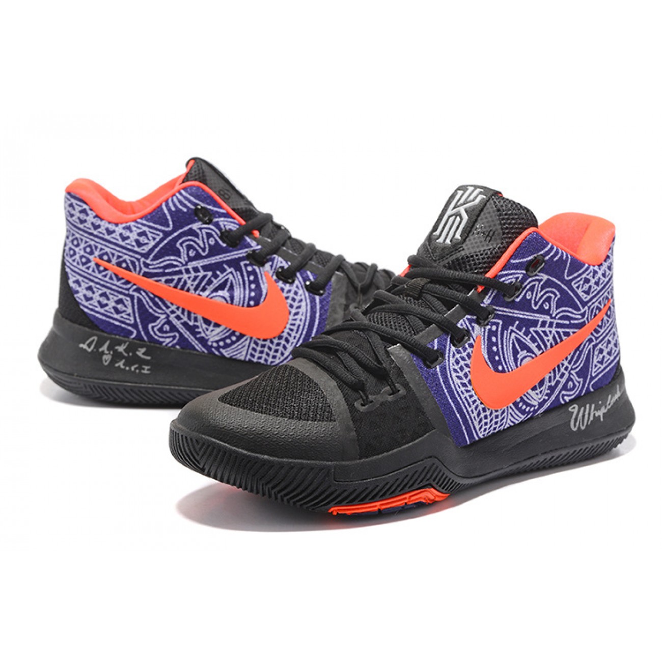 Kyrie 3 "Lucky Hand" Black/Blue/Orange