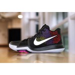 Kyrie 3 "Colorful" Black/Purple/Orange