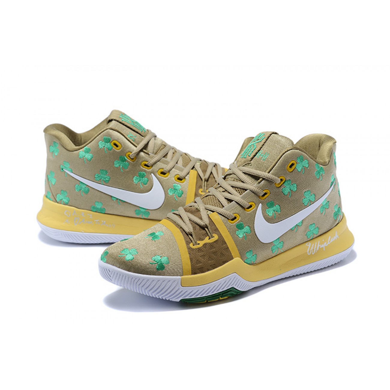 Kyrie 3 "Luck" Gold/Green