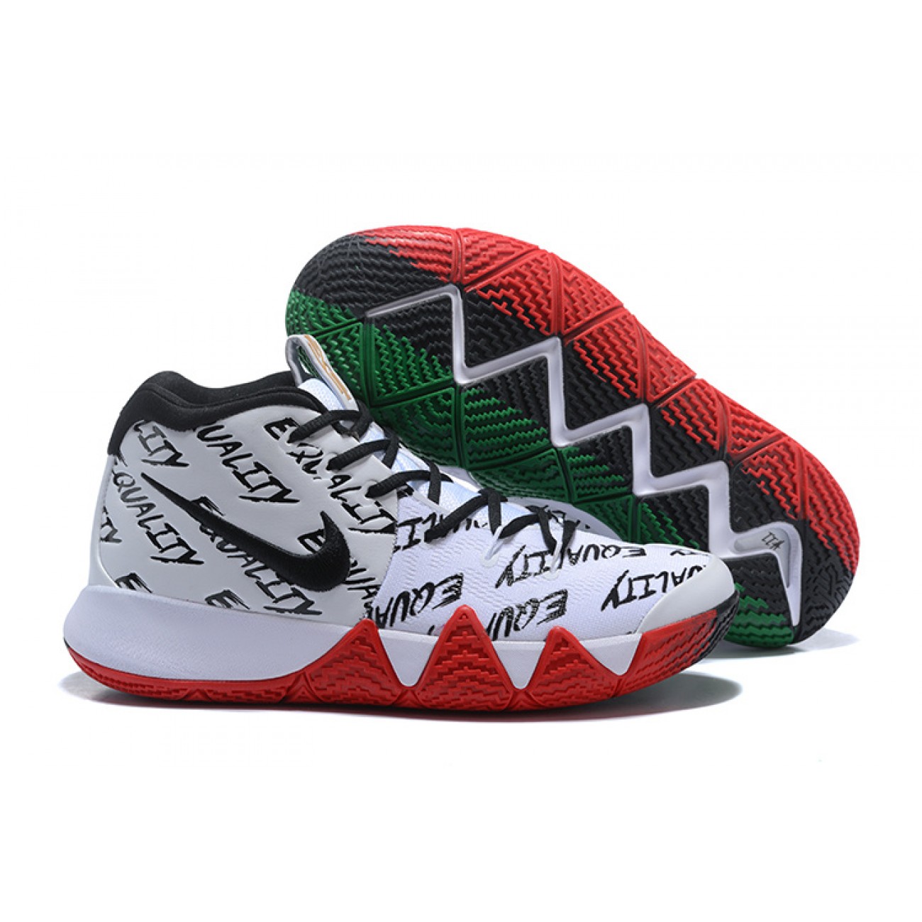 Kyrie 4 "BHM / EQUALITY" White/Black/Red