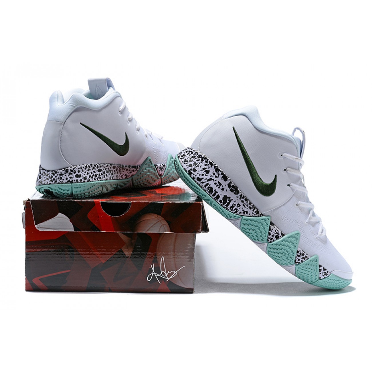 Kyrie 4 "Aqua / Mint Green" White/Green