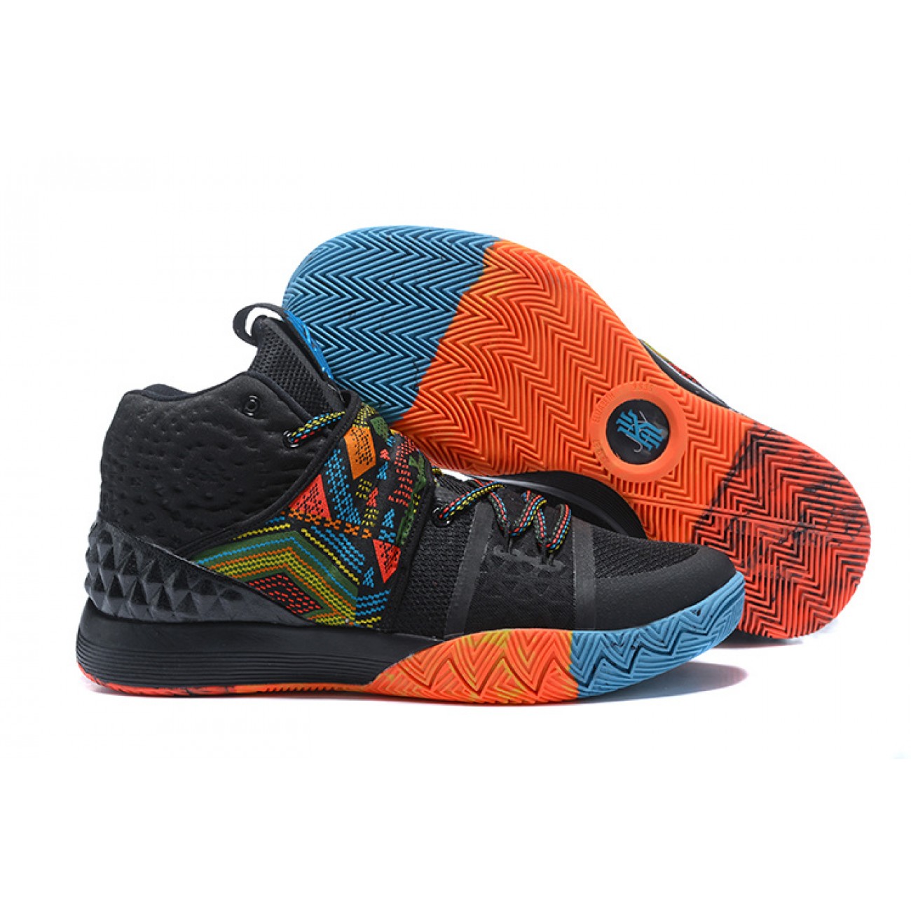 Kyrie S1 HYBRID "BHM" Black/Orange