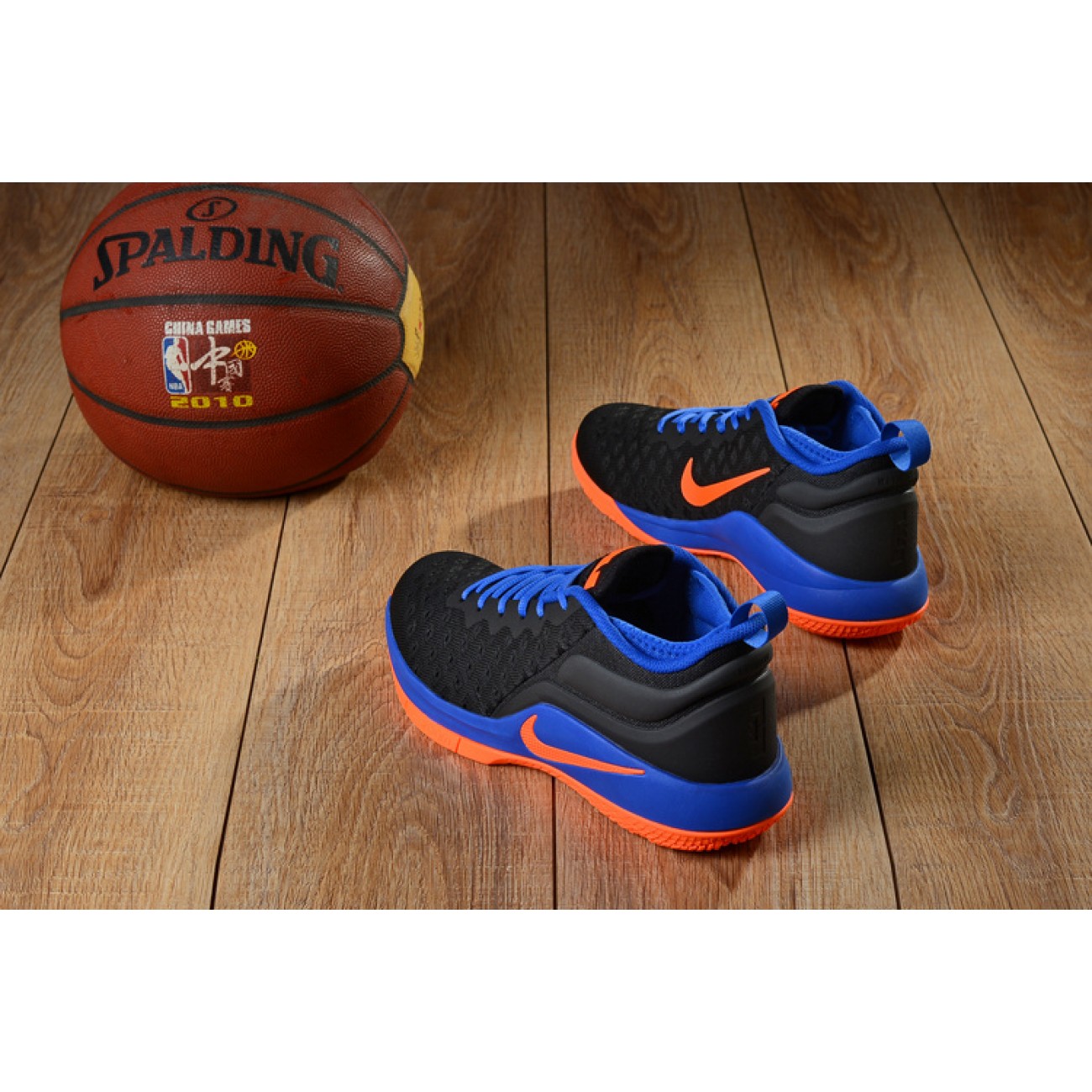 Lebron Witness 2 Flyknit Basketball Shoes Black/Blue/Orange