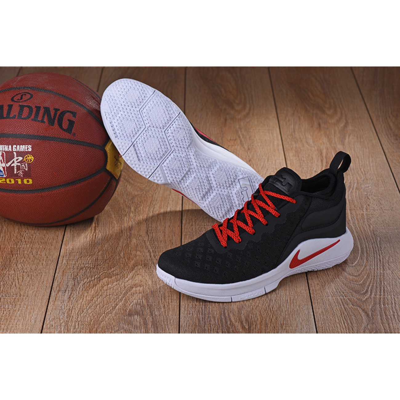 Lebron Witness 2 Flyknit Basketball Shoes Black/Red