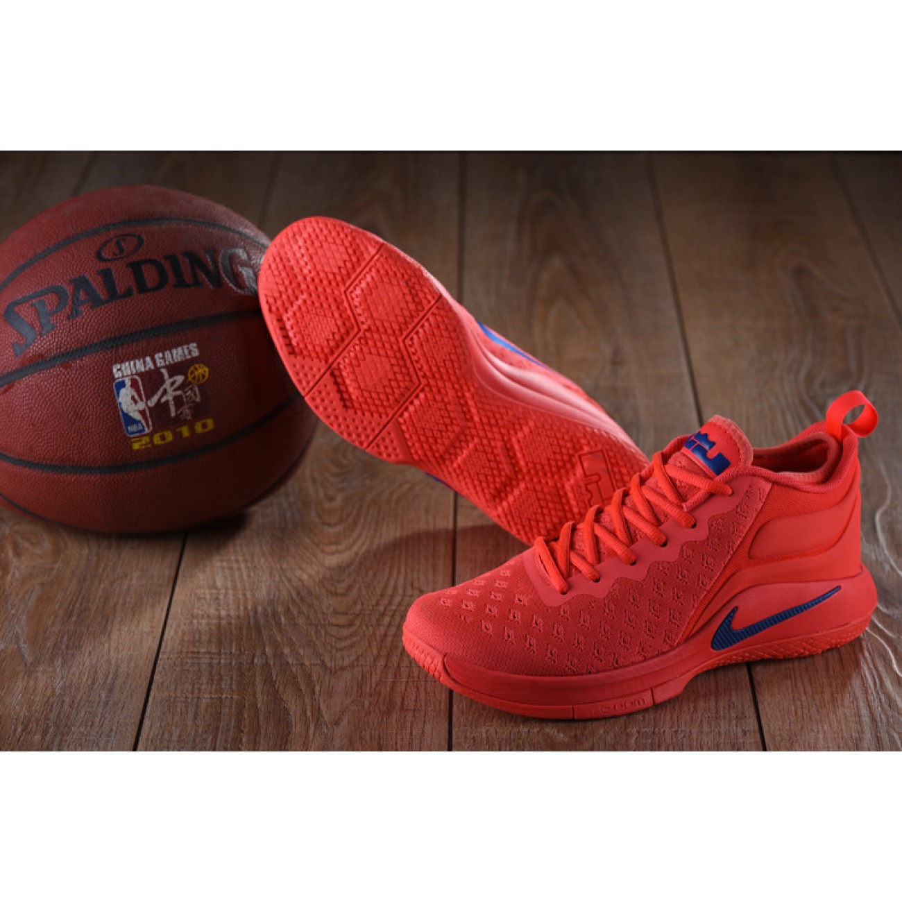 Lebron Witness 2 Flyknit Basketball Shoes Red/Deep Blue