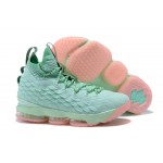 Lebron 15 Mint Green/Pink