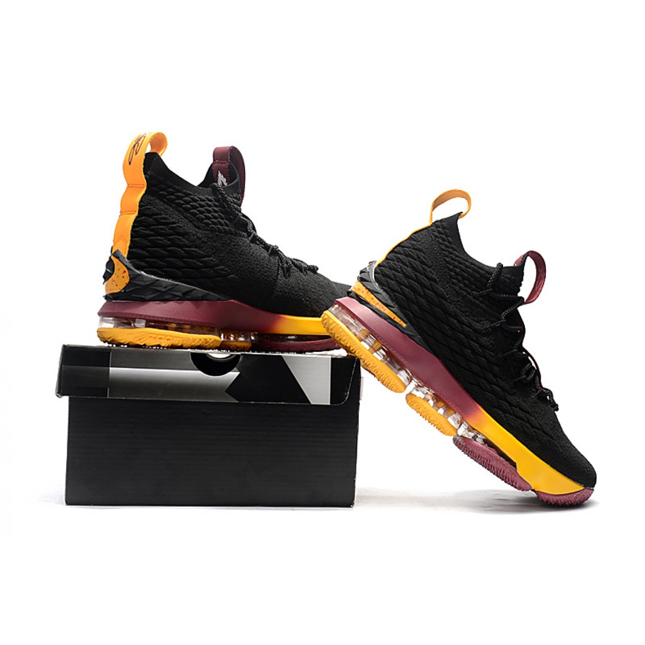 Lebron 15 "Black Cavs" Black/Purple/Gold