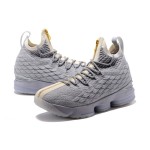 Lebron 15 "Opening Night" Grey/Gold