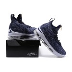 Lebron 15 Deep Blue/White